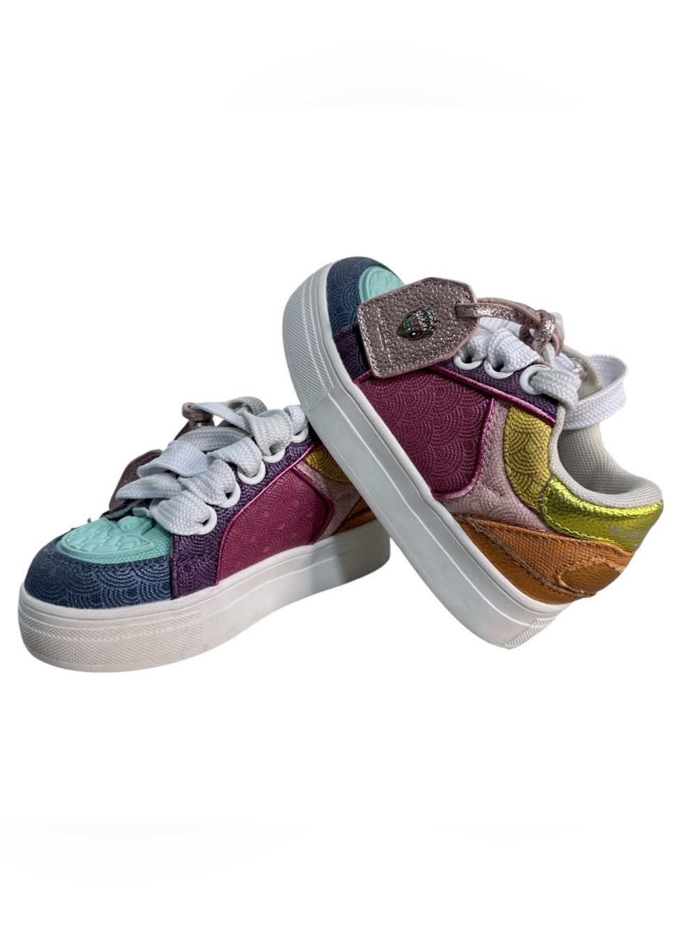 Kurt Geiger London Mini Southbank Sneakers Toddler Girls 9 Colorful Eagle Shoes